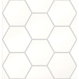 Emser Times Square 4" x 4" Square Mosaic 10" x 13" Polished White 