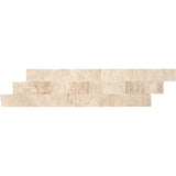 Emser Structure 6" x 24" Stacked ledger  Travertine Ivory
